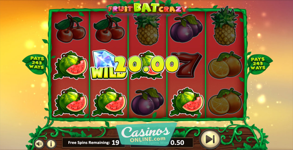 FruitBat Crazy Slot Review: Features, Ratings & Play Bonus!